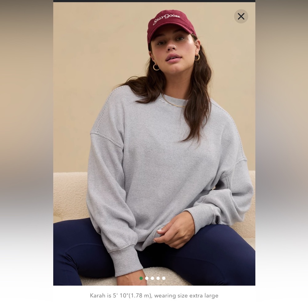 Aerie Getaway Waffle sweater